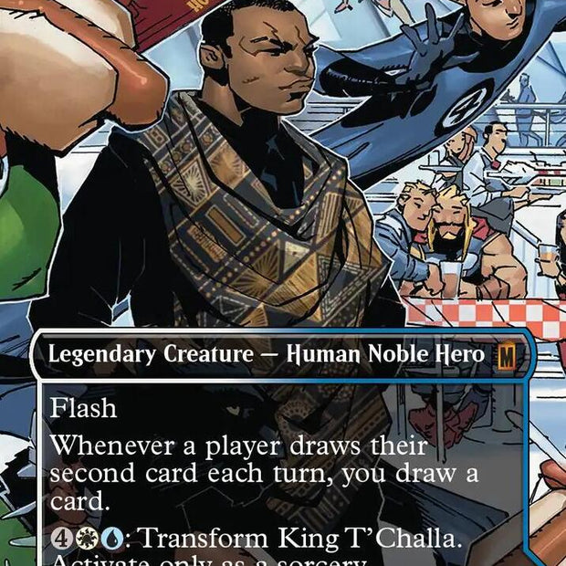 King T'Challa // Black Panther, Hope Enduring 346 (Marvel Super Heroes)  - Borderless Foil