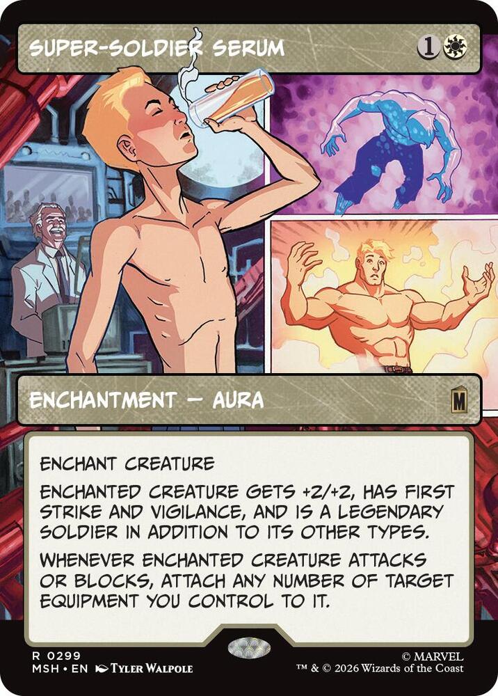 Super-Soldier Serum 299 (Marvel Super Heroes)  - Showcase Foil