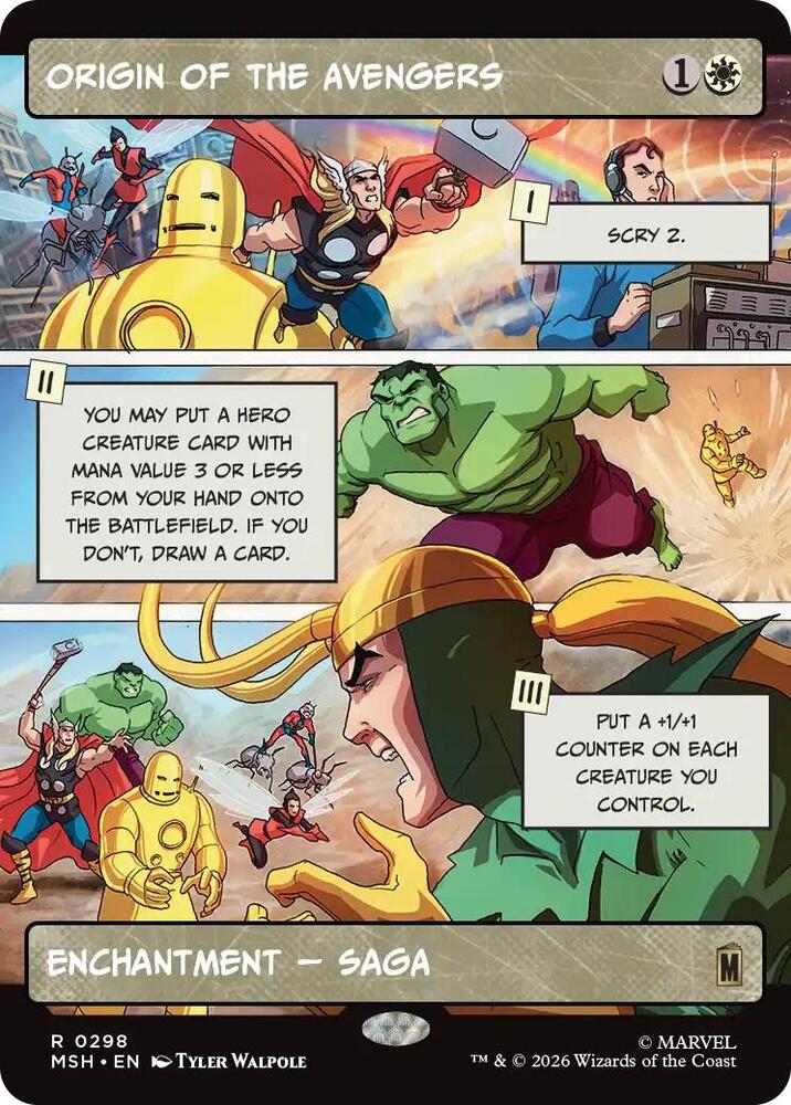Origin of the Avengers 298 (Marvel Super Heroes)  - Showcase