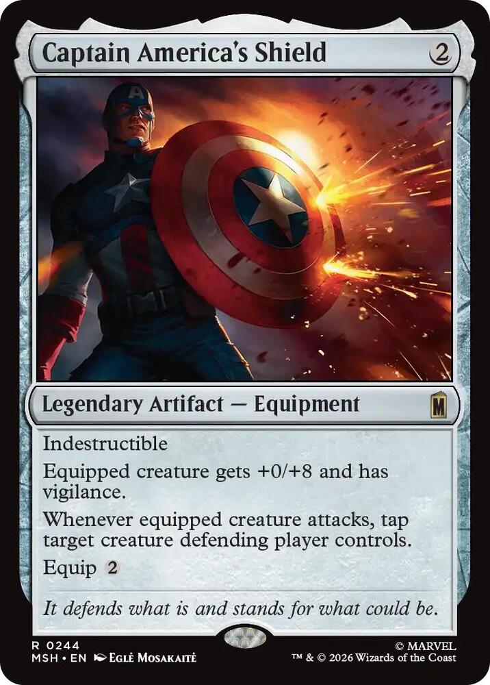 Captain America's Shield 244 (Marvel Super Heroes)  - Foil