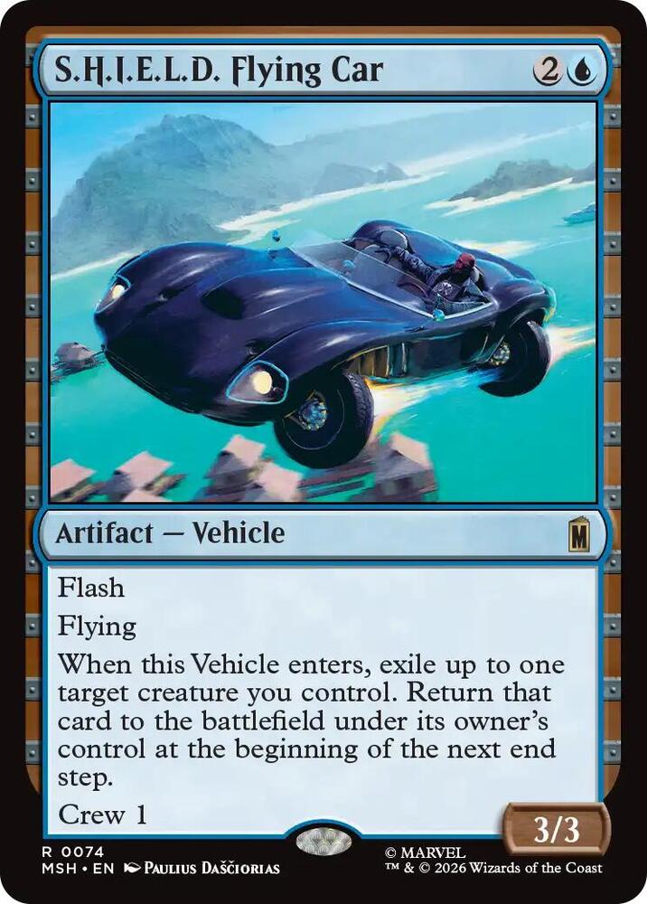 SHIELD Flying Car 74 (Marvel Super Heroes)  - Foil