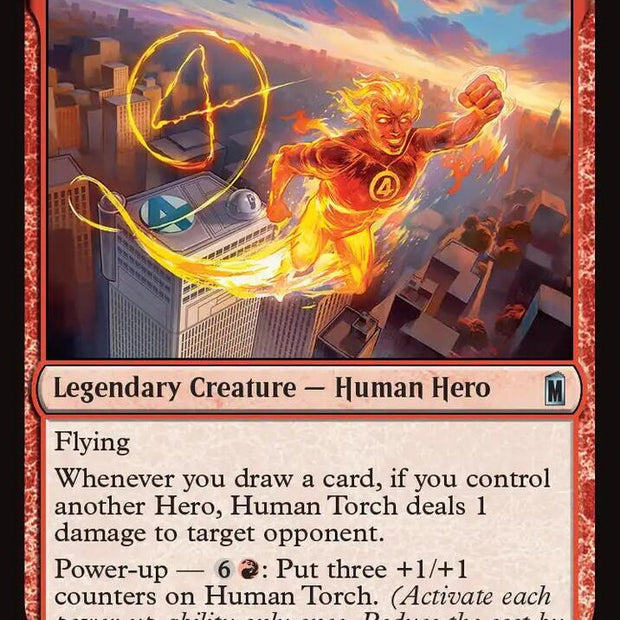 Human Torch, Johnny Storm 136 (Marvel Super Heroes)  - Foil