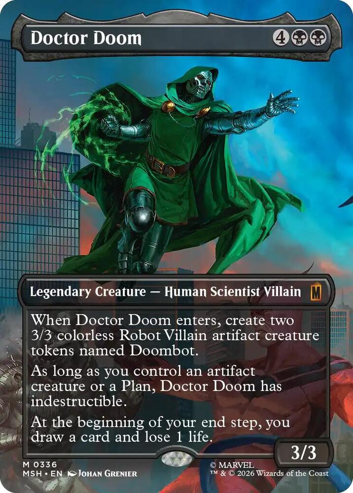 Doctor Doom 336 (Marvel Super Heroes)  - Borderless Foil