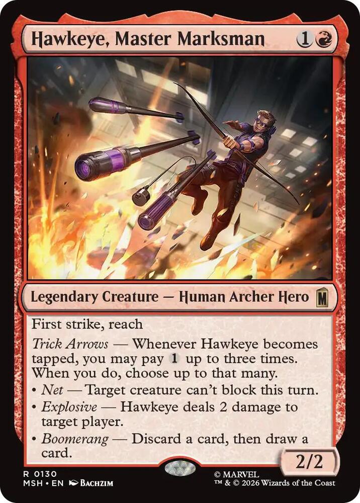 Hawkeye, Master Marksman 130 (Marvel Super Heroes)  - Foil