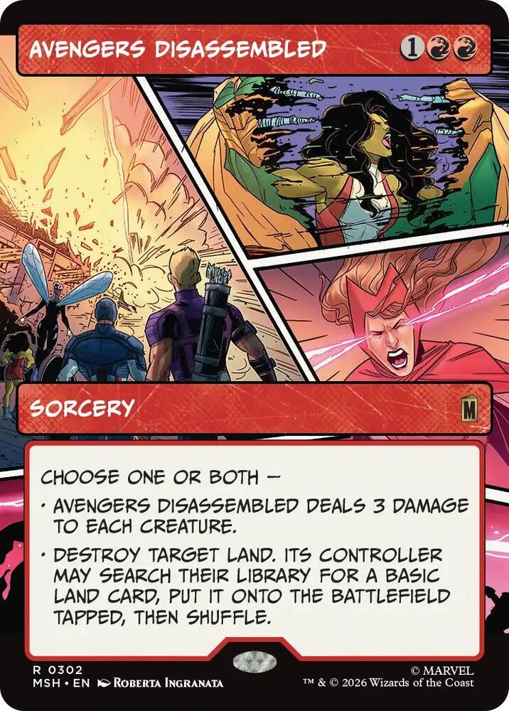Avengers Disassembled 302 (Marvel Super Heroes)  - Showcase