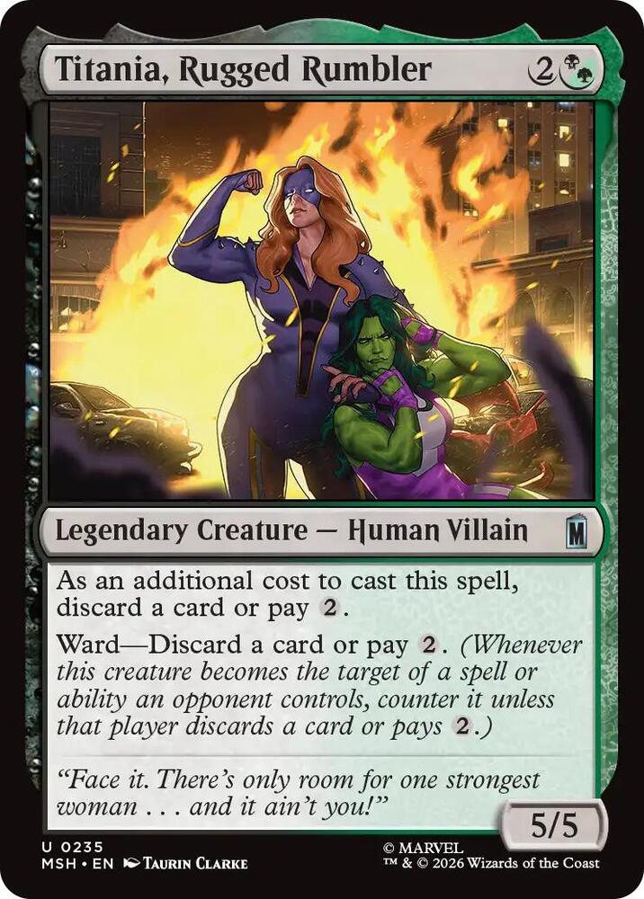 Titania, Rugged Rumbler 235 (Marvel Super Heroes) 
