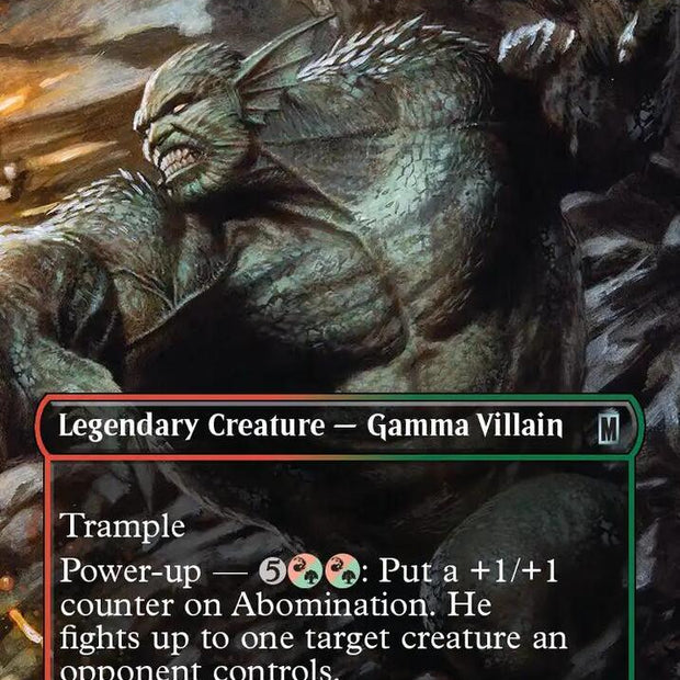 Abomination, Terrifying Titan 333 (Marvel Super Heroes)  - Borderless Foil