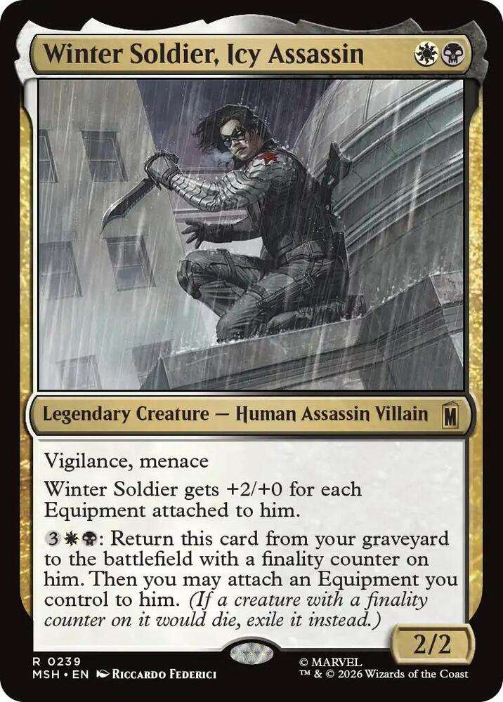 Winter Soldier, Icy Assassin 239 (Marvel Super Heroes)  - Foil