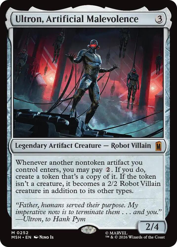 Ultron, Artificial Malevolence 252 (Marvel Super Heroes) 