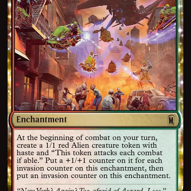 Alien Invasion 200 (Marvel Super Heroes)  - Foil