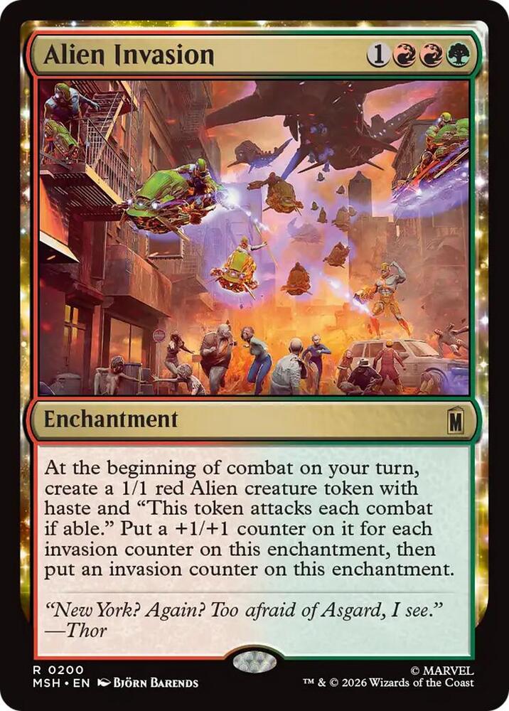 Alien Invasion 200 (Marvel Super Heroes) 