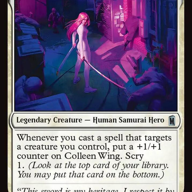 Colleen Wing, Street Samurai 13 (Marvel Super Heroes)  - Foil