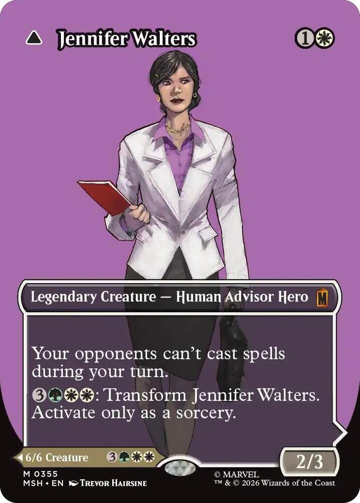 Jennifer Walters Borderless 0355 355 (Marvel Super Heroes)  - Borderless