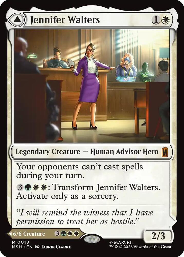 Jennifer Walters 18 (Marvel Super Heroes)  - Foil