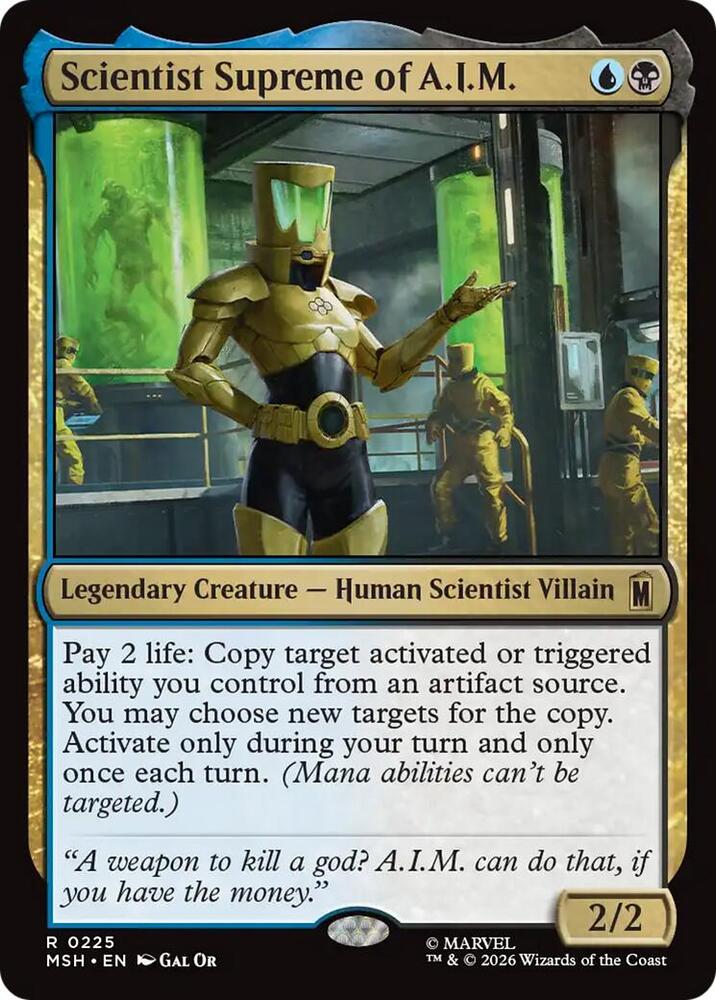 Scientist Supreme of A.I.M. 225 (Marvel Super Heroes)  - Foil