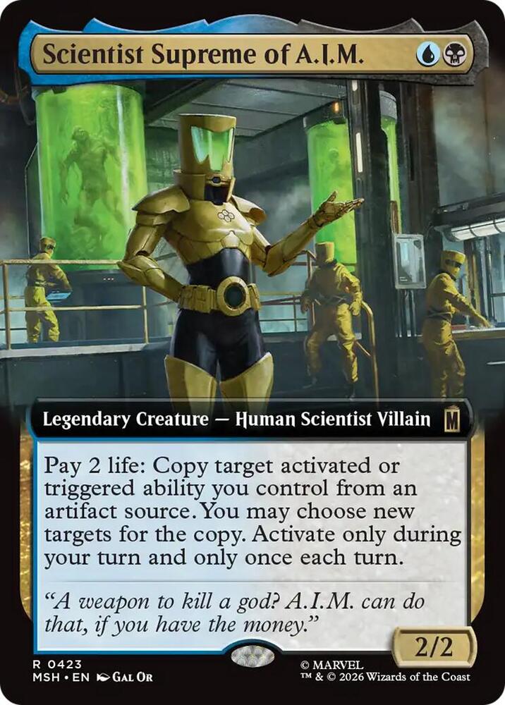 Scientist Supreme of A.I.M. 423 (Marvel Super Heroes)  - Extended Art