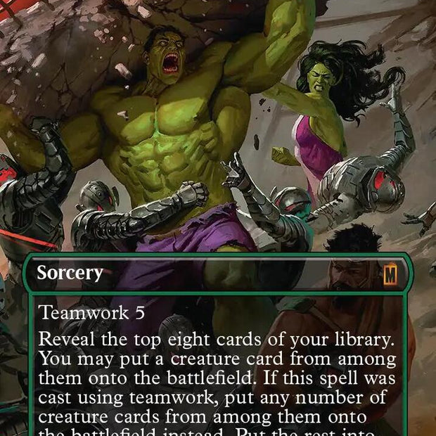 Earth's Mightiest Heroes 349 (Marvel Super Heroes)  - Borderless Foil