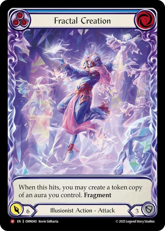 Fractal Creation Extended Art OMN040 (Omens of the Third Age)  - Cold Foil