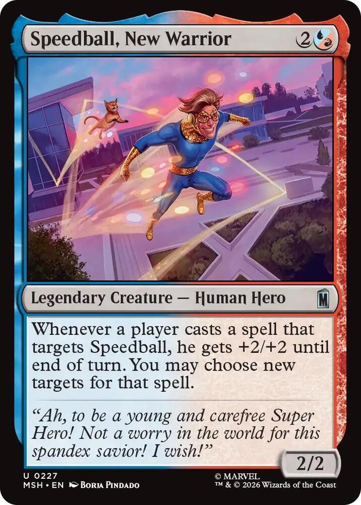 Speedball, New Warrior 227 (Marvel Super Heroes)  - Foil