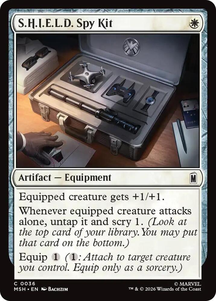 S.H.I.E.L.D. Spy Kit 36 (Marvel Super Heroes)  - Foil