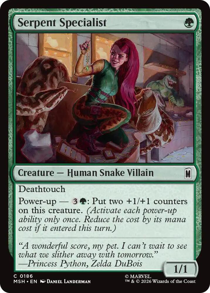 Serpent Specialist 186 (Marvel Super Heroes)  - Foil