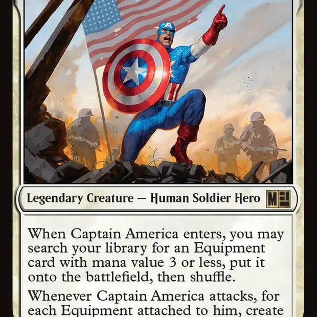 Captain America, Liberator 587 (Commander: Marvel Super Heroes)  - Foil