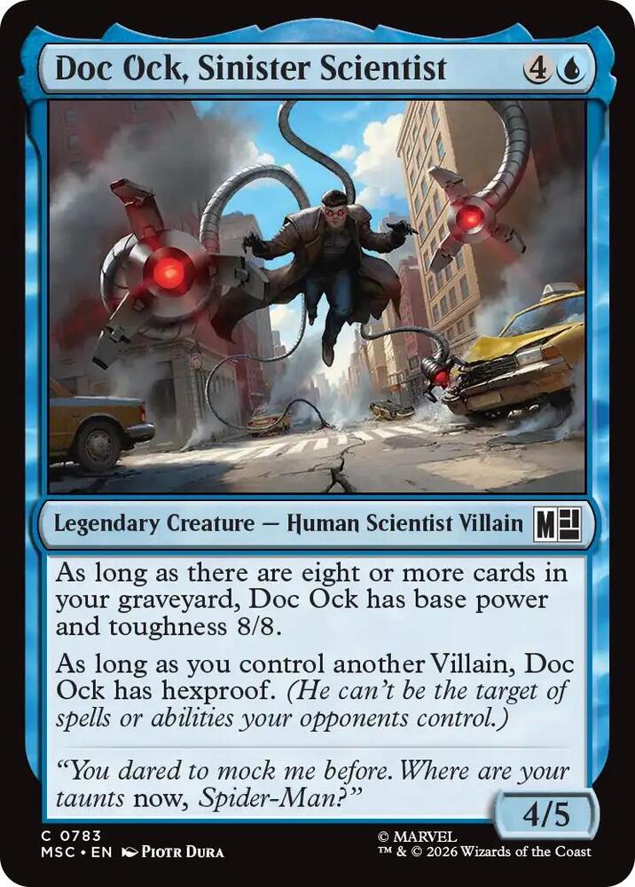 Doc Ock Sinister Scientist 783 (Commander: Marvel Super Heroes)  - Foil