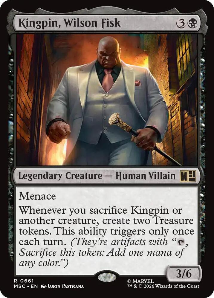 Kingpin, Wilson Fisk 661 (Commander: Marvel Super Heroes)  - Foil