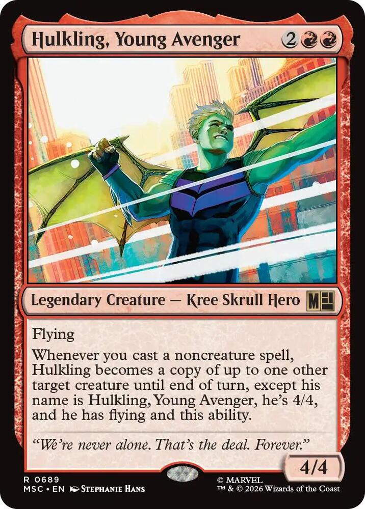 Hulkling, Young Avenger 689 (Commander: Marvel Super Heroes) 