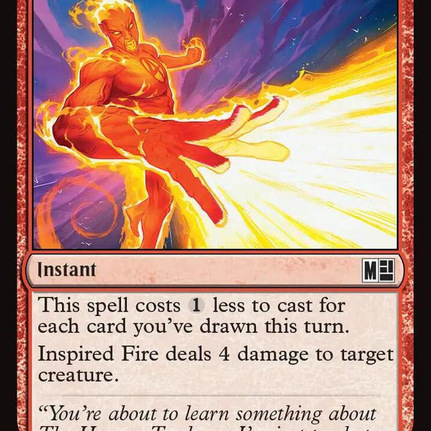Inspired Fire 690 (Commander: Marvel Super Heroes)  - Foil