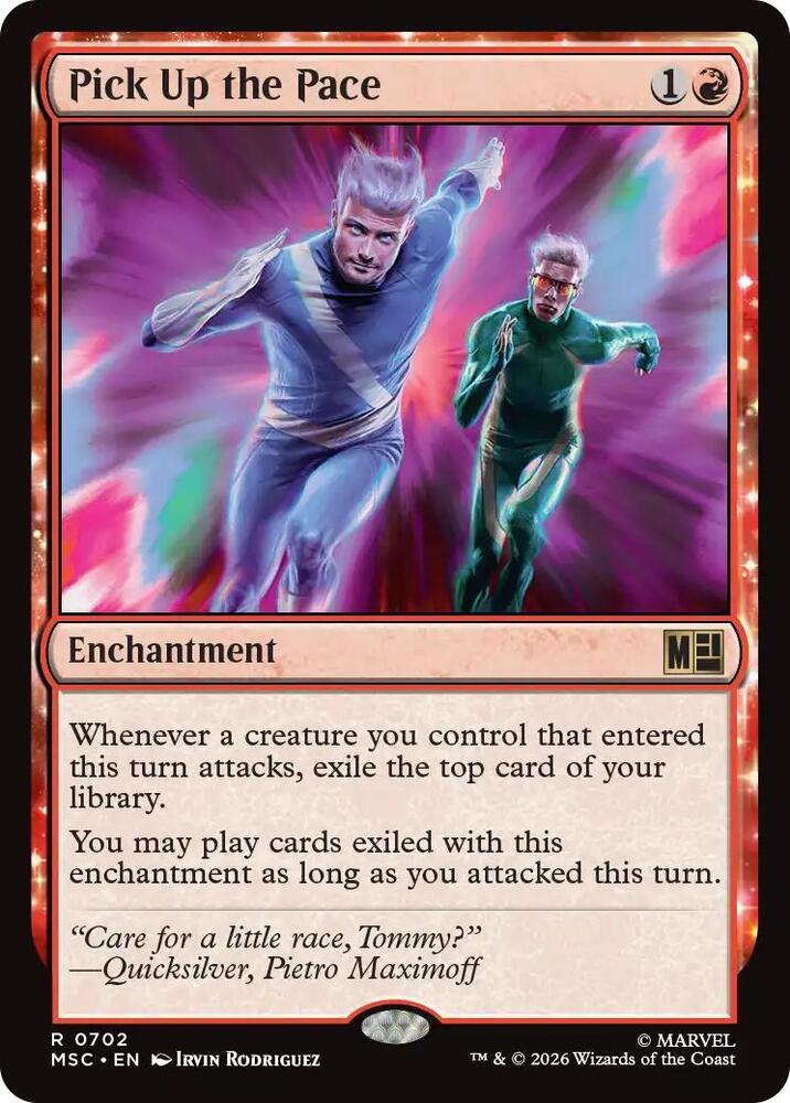 Pick Up the Pace 702 (Commander: Marvel Super Heroes)  - Foil