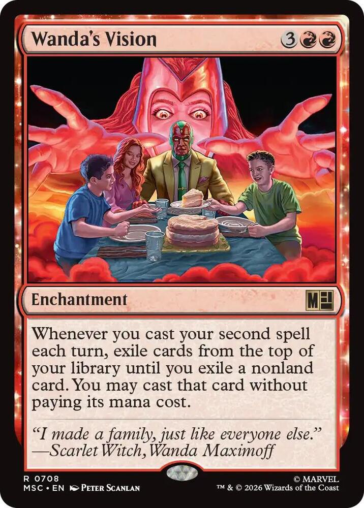 Wanda's Vision 708 (Commander: Marvel Super Heroes)  - Foil
