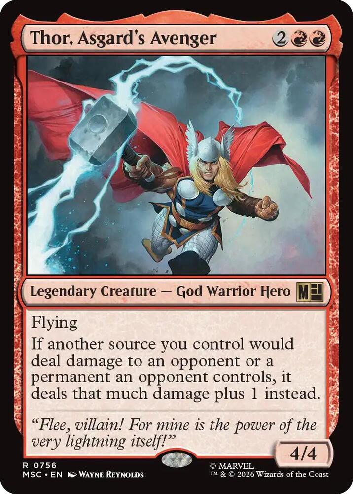 Thor, Asgard's Avenger 756 (Commander: Marvel Super Heroes)  - Foil