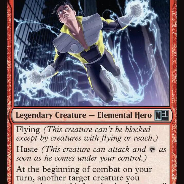 Living Lightning, Charged Up 764 (Commander: Marvel Super Heroes)  - Foil