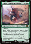 Rhino, Terrible Trampler 730 (Commander: Marvel Super Heroes)  - Foil