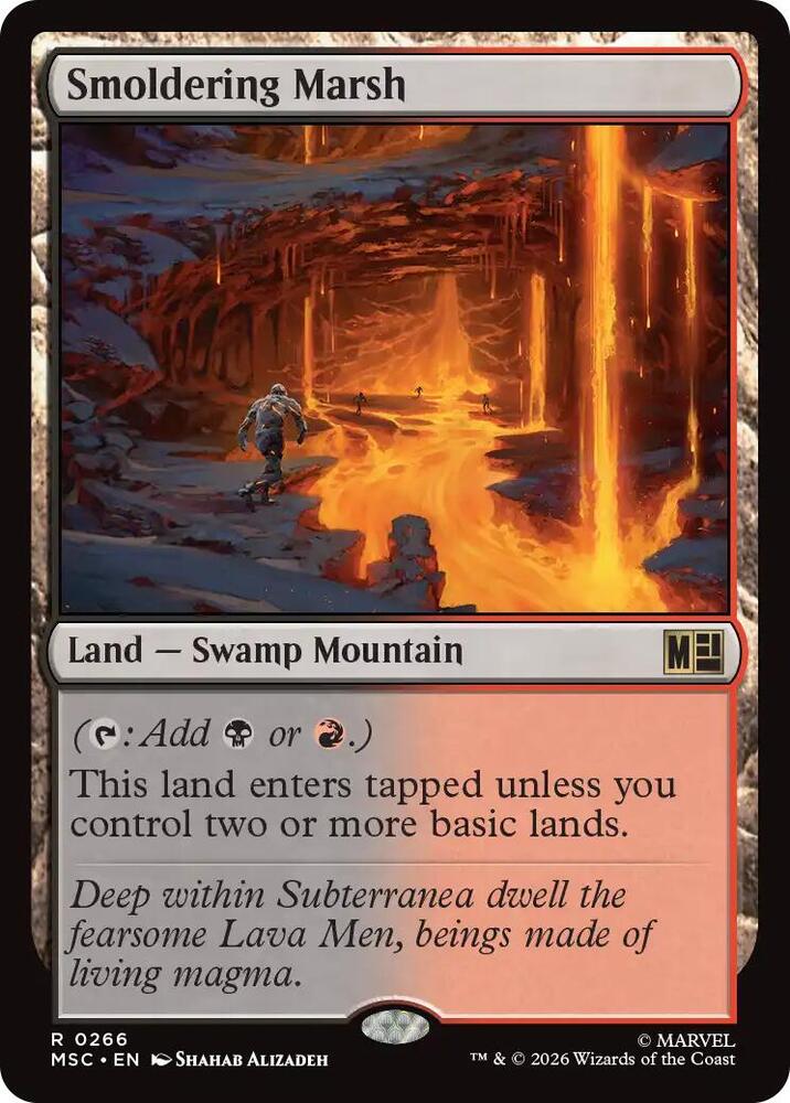 Smoldering Marsh 266 (Commander: Marvel Super Heroes) 