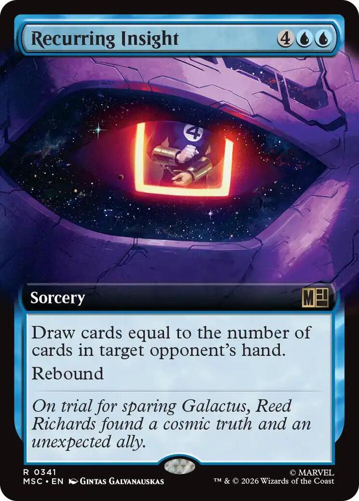 Recurring Insight Extended Art 341 (Commander: Marvel Super Heroes) 