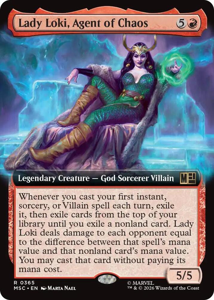 Lady Loki, Agent of Chaos 365 (Commander: Marvel Super Heroes)  - Extended Art