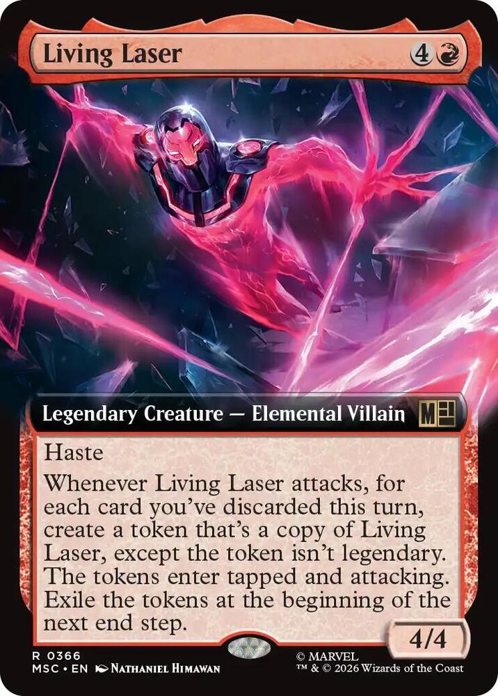 Living Laser 366 (Commander: Marvel Super Heroes)  - Extended Art