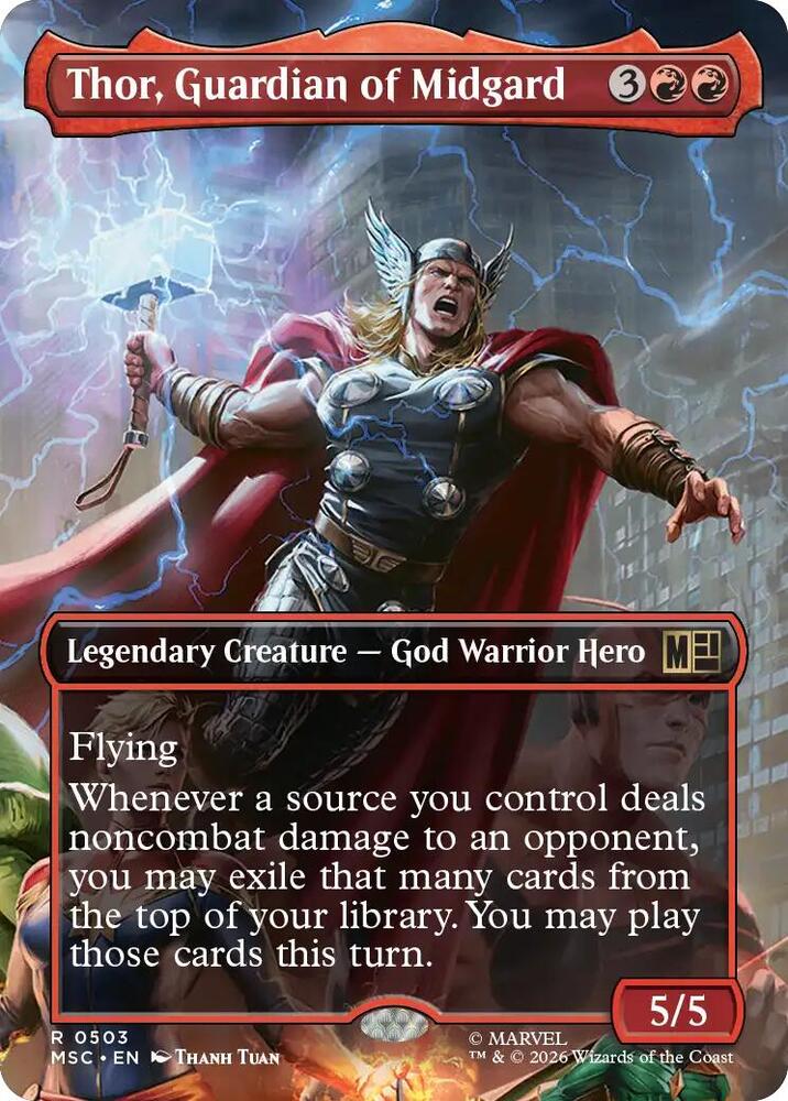 Thor, Guardian of Midgard 503 (Commander: Marvel Super Heroes)  - Borderless