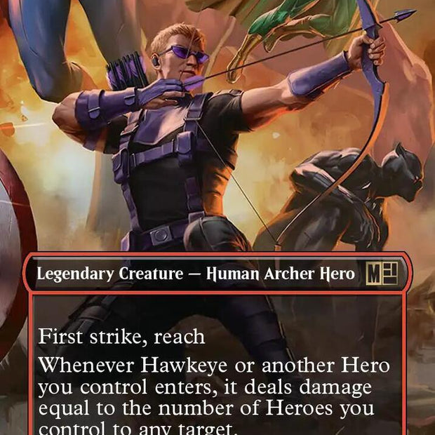 Hawkeye, Trick Shot 506 (Commander: Marvel Super Heroes)  - Borderless
