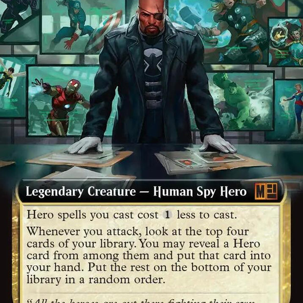 Director Nick Fury 399 (Commander: Marvel Super Heroes)  - Extended Art