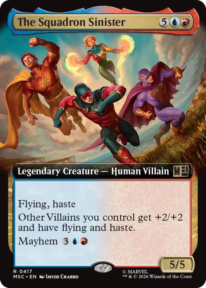 The Squadron Sinister 417 (Commander: Marvel Super Heroes)  - Extended Art