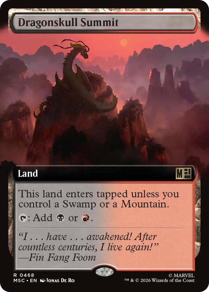 Dragonskull Summit 468 (Commander: Marvel Super Heroes)  - Extended Art