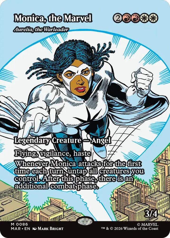 Monica the Marvel // Aurelia the Warleader 86 (Marvel Universe Eternal-Legal)  - Borderless