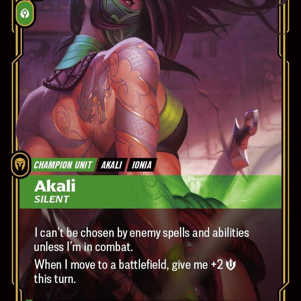 Akali - Silent 038/166 (Vendetta)  - Foil