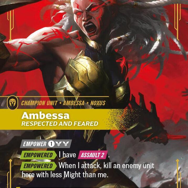 Ambessa - Respected and Feared 136a/166 (Vendetta)  - Foil