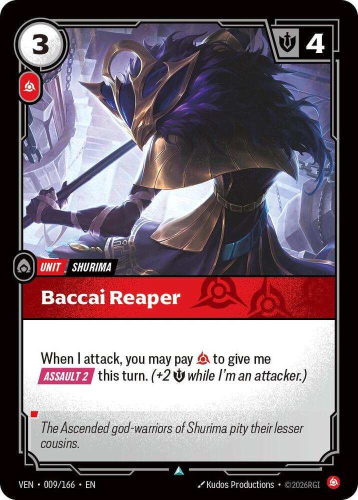 Baccai Reaper 009/166 (Vendetta)  - Foil