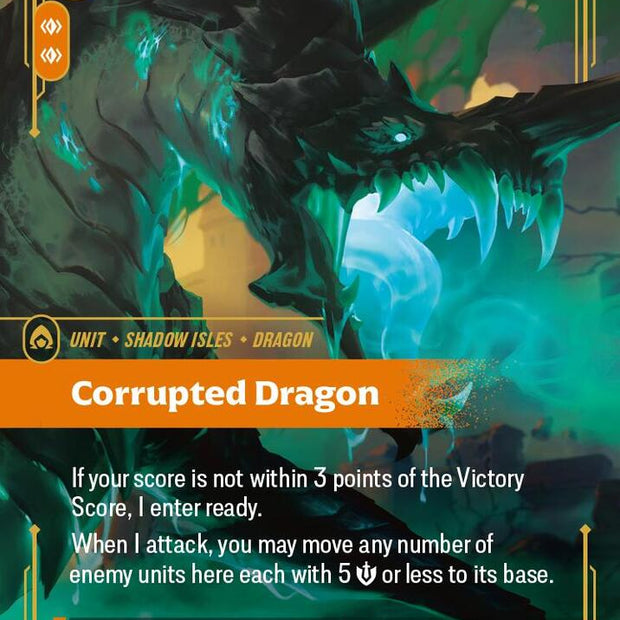 Corrupted Dragon 091/166 (Vendetta)  - Foil