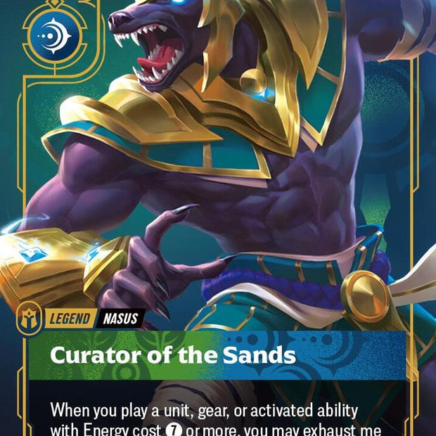 Nasus - Curator of the Sands 145/166 (Vendetta)  - Foil